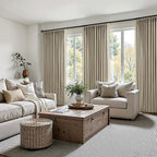 Topfinel 63 Inches Long Pinch Pleated Semi Sheer Curtains - Image 8