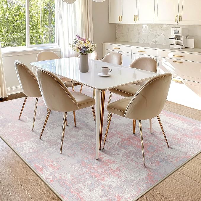 RELEANY Washable Square 7'x7' Area Rug - Image 9