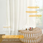 Natural Linen Curtains 72 inch Length - Image 4