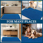 OLANLY Dog Door Mat for Muddy Paws 47x20, Super Absorbent Chenille Mud Mat | - Image 8