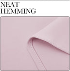 NICETOWN Baby Pink Blackout Curtains 90 inches Length - Image 6
