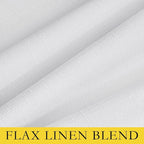 NICETOWN Back Tab 100% Blackout Linen Curtains - Image 9