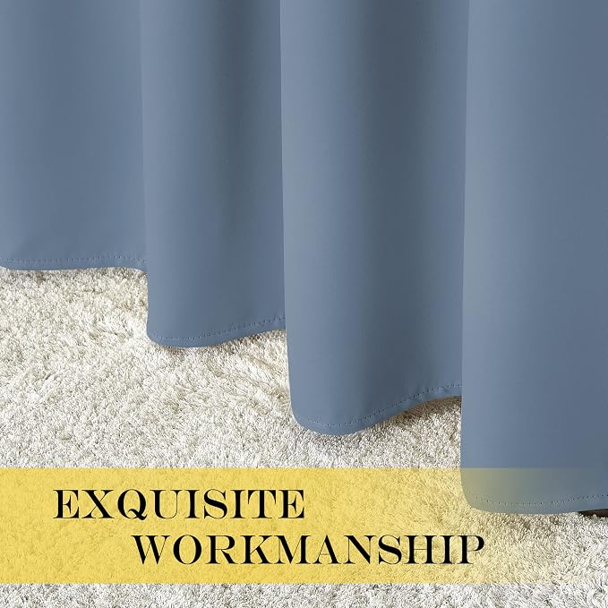 NICETOWN Blackout Curtains for Windows 84 inch Long - Image 7