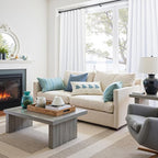 Sliding Glass Door Curtains 98 Inches Long 100% Blackout White Curtains - Image 2