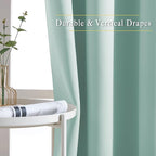 NICETOWN Privacy Blackout Doorway 80 inch Curtains, Grommet Light Blocking - Image 5
