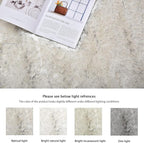 ORINOVA White and Grey Rug 8x10 Area Rugs - Image 8