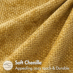 MIULEE Decorative Lumbar Throw Pillow Covers 12x20 in Mustard Yellow 2 Pack | - Image 8