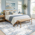 RELEANY Washable 8'x10' Abstract Area Rug - Image 3