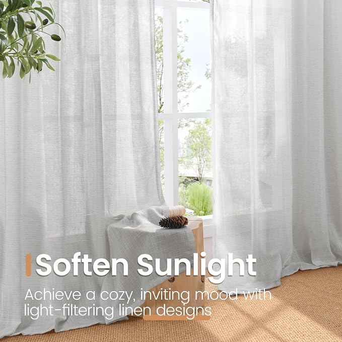 BGment Curtains 84 Inch Length 2 Panels Set - Image 5