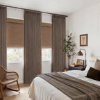 Extra Long 108 Inch Dark Brown Floor to Ceiling Curtains - Image 6