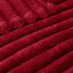 Exclusivo Mezcla Striped Queen Size Fleece Blanket - Image 4