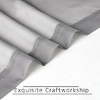 2 Panels Grey Sheer Curtains, Elegant Light Filtering Sheer Curtains Window - Image 5