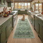 RELEANY Washable Area Rug, Runner 3'x6', Water Repellent, Pet Friendly - Image 2