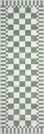 GarveeHome 2x12 Checkered Kitchen Runner Rug - Image 4