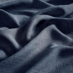 MIULEE Navy Blue Linen Curtains 52x63 Inch 2 Panels - Image 4