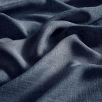 MIULEE Navy Blue Linen Curtains 52x54 Inch 2 Panels - Image 4