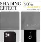 NICETOWN Blackout Cafe Curtains 50 inches Long - Image 8
