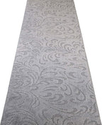 Custom Length Hallway Runner Rug, Slip Resistant, Floral Grey, 26 Inch X 22 feet - Image 6