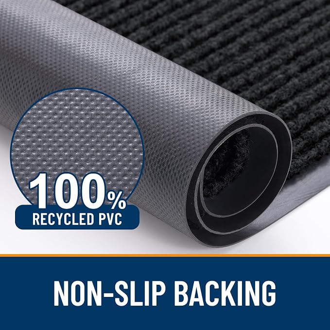 OLANLY Front Door Mat 35x23, Waterproof Heavy-Duty Indoor Outdoor Doormat | - Image 3