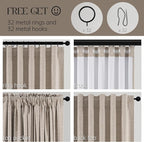 Topfinel 90 Inch Long Blackout Curtains - Image 5