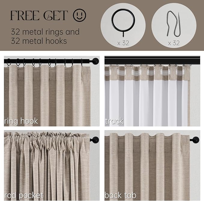 Topfinel 90 Inch Long Blackout Curtains - Image 5