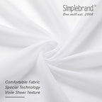 Simplebrand White Tier Curtains - Image 5