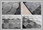 Custom Length Hallway Runner Rug, Slip Resistant, Checkered Black, 26 Inch X 27 - Image 5
