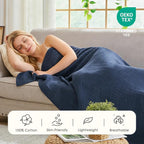 EMME Cotton Muslin Throw Blanket 4 Layer - Image 5