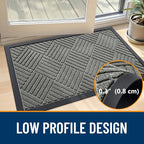 OLANLY Front Door Mat Outside Entrance 35x23, Waterproof Heavy-Duty Doormat | - Image 5