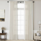 Extra Long Curtains 2 Panels 141 Inches Long by Nanspring