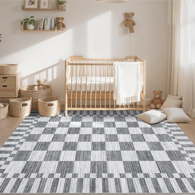 GarveeHome Checkered Rug 3x5 Area Rugs - Image 9
