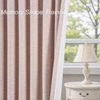 Topfinel Light Pink 105 Inch Curtains 2 Panels Set - Image 6