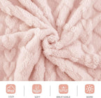 Aganear Fleece Throw Blanket for Couch Sofa 50"x60" Pink | Lightweight Fuzzy - Image 8