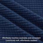 Hokway Stretch Couch Cushion Covers, 2 Piece Individual Sofa Cushion - Image 5