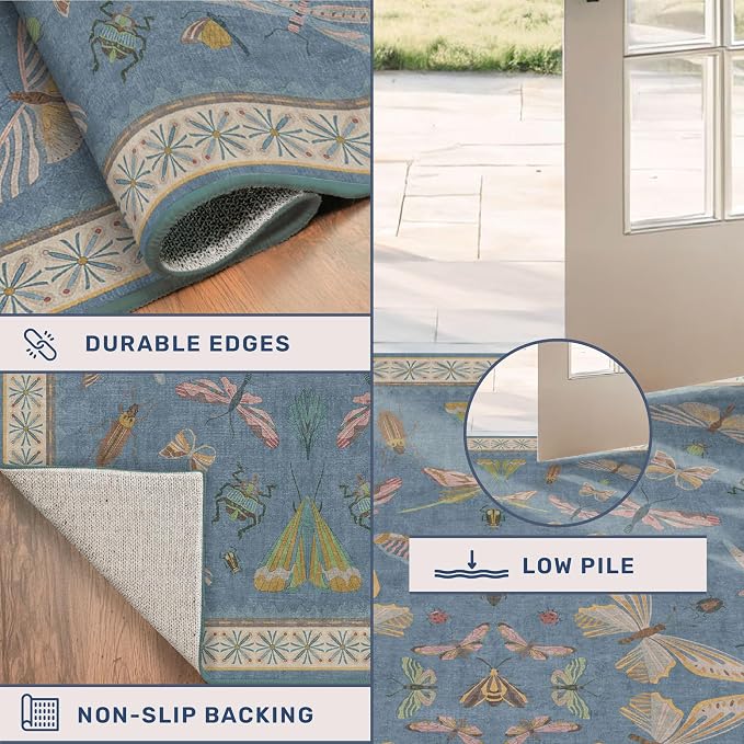Washable 4x6 Small Rug for Living Room, Area Rug for Kitchen, Large Entryway - Image 5