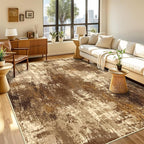 RELEANY Washable 4'x6' Abstract Area Rug - Image 8