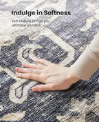 AMADA HOMEFURNISHING 2x3 Washable Area Rug, Low-Profile Entryway Rug - Image 7