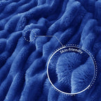 Exclusivo Mezcla Striped Queen Size Fleece Blanket - Image 5