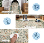 GarveeHome 10x13 Large Living Room Rug Sage Green Washable Area Rug Soft | Non - Image 6
