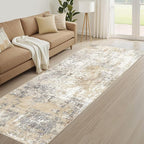 LOONGRUG Runner Rug 2x10 Washable Non-Slip Kitchen Neutral Modern Rug | - Image 8