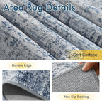 6Ft Round Area Rugs for Living Room, Soft Non-Slip Washable Rugs Modern - Image 6