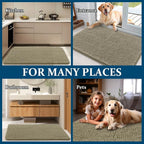 OLANLY Dog Door Mat for Muddy Paws 70x24, Super Absorbent Chenille Mud Mat | - Image 8