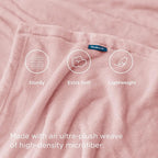Bedsure GentleSoft Pink Throw Blanket - Image 4