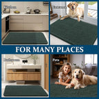 OLANLY Dog Door Mat for Muddy Paws 70x32, Super Absorbent Chenille Mud Mat | - Image 8