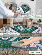 SERISSA 2'6"x8' Washable Non Slip Boho Runner Rug - Image 4