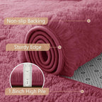 4x6 Blush Fluffy Soft Area Rug Non-Slip - Image 6