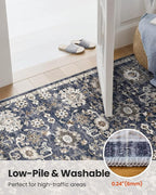 AMADA HOMEFURNISHING 2x3 Washable Area Rug, Low-Profile Entryway Rug - Image 9
