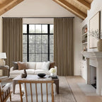 Dutch Cocoa Linen Blackout 120 Inch Curtains - Image 7