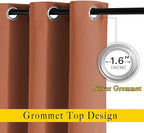 NICETOWN Blackout 90 inch Curtains - Image 2