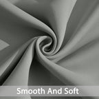 Yakamok Dove Grey Room Darkening Curtains 84 inch Sliding Door Drapes | 1 - Image 5